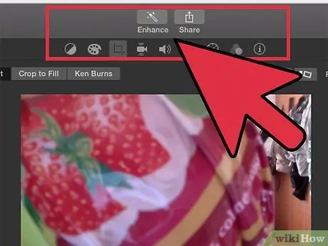 Поворот видео в iMovie, шаг 2 Поворот видео в iMovie, шаг 2
