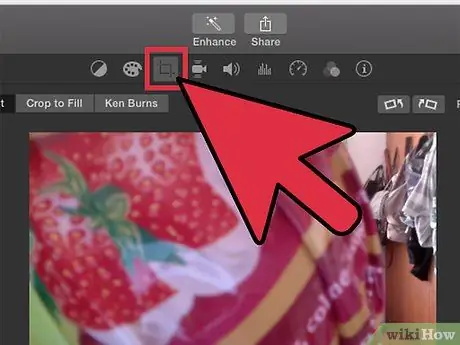 Поворот видео в iMovie, шаг 3 Поворот видео в iMovie, шаг 3