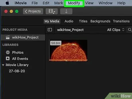 Стоп-кадр в iMovie, шаг 3 Стоп-кадр в iMovie, шаг 3
