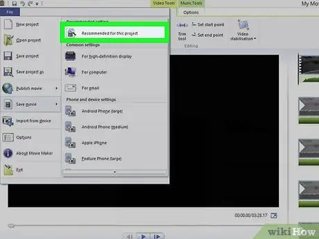 Отрегулируйте громкость видео в Movie Maker, шаг 7 Отрегулируйте громкость видео в Movie Maker, шаг 7