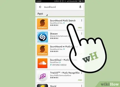 Определите песни с помощью Soundhound на вашем устройстве Android Шаг 3 Определите песни с помощью Soundhound на вашем устройстве Android Шаг 3