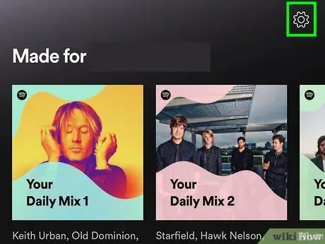 Отключить или включить автозапуск на Spotify Шаг 2 Отключить или включить автозапуск на Spotify Шаг 2