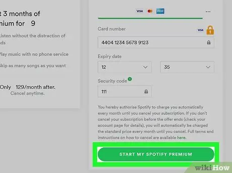 Переходите с бесплатного на премиум-версию на Spotify, шаг 9 Переходите с бесплатного на премиум-версию на Spotify, шаг 9