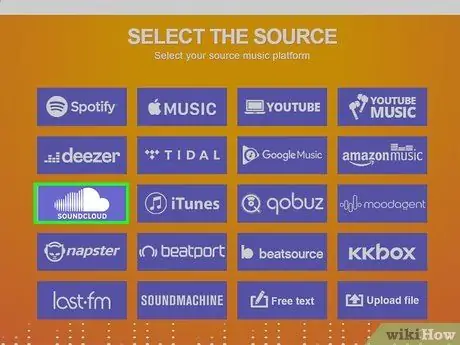 Перенос песен SoundCloud в Spotify Шаг 3 Перенос песен SoundCloud в Spotify Шаг 3