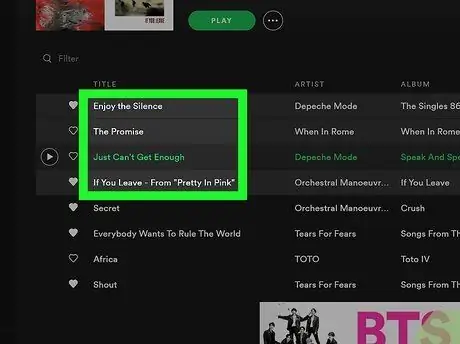 Удалить песни из Spotify Шаг 10 Удалить песни из Spotify Шаг 10
