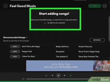 Создайте плейлист на Spotify Шаг 10 Создайте плейлист на Spotify Шаг 10