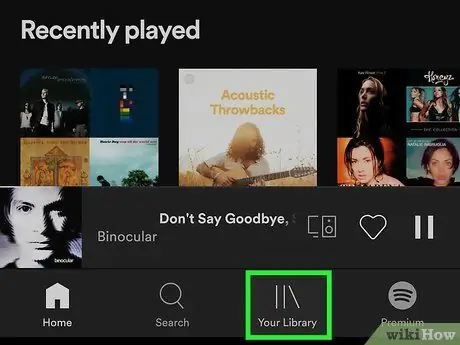 Создайте плейлист на Spotify, шаг 2 Создайте плейлист на Spotify, шаг 2