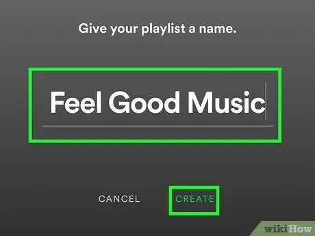 Создайте плейлист на Spotify, шаг 5 Создайте плейлист на Spotify, шаг 5