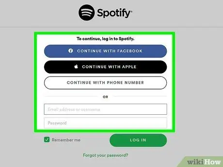Войдите в Spotify Шаг 5 Войдите в Spotify Шаг 5
