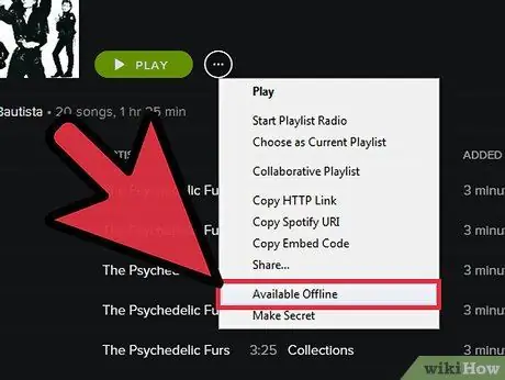 Слушайте музыку в автономном режиме с помощью Spotify Step 5 Слушайте музыку в автономном режиме с помощью Spotify Step 5