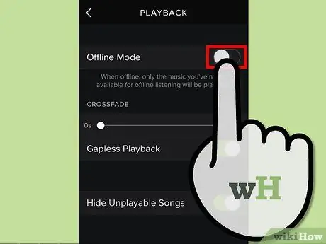 Удалите автономные устройства Spotify Шаг 9