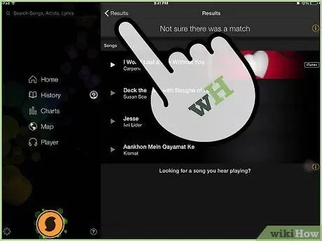 Добавление результатов SoundHound в плейлист Spotify Шаг 10 Добавление результатов SoundHound в плейлист Spotify Шаг 10