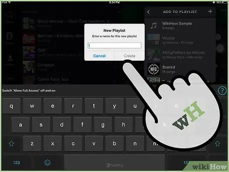 Добавление результатов SoundHound в плейлист Spotify Шаг 3 Добавление результатов SoundHound в плейлист Spotify Шаг 3