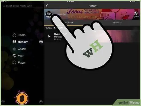 Добавление результатов SoundHound в плейлист Spotify Шаг 6 Добавление результатов SoundHound в плейлист Spotify Шаг 6