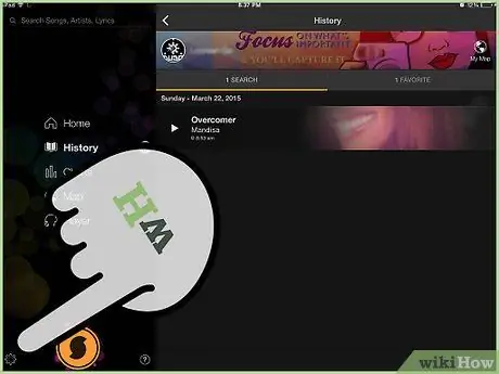 Добавление результатов SoundHound в плейлист Spotify Шаг 7 Добавление результатов SoundHound в плейлист Spotify Шаг 7