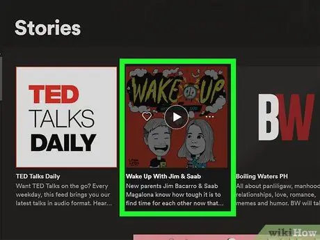 Слушайте подкасты на Spotify Step 13 Слушайте подкасты на Spotify Step 13