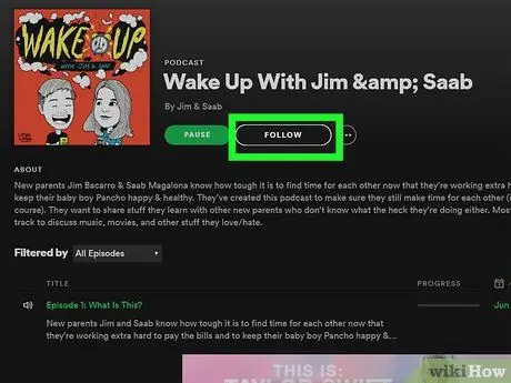 Слушайте подкасты на Spotify Step 16 Слушайте подкасты на Spotify Step 16