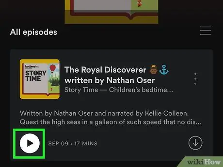 Слушайте подкасты на Spotify Step 6 Слушайте подкасты на Spotify Step 6