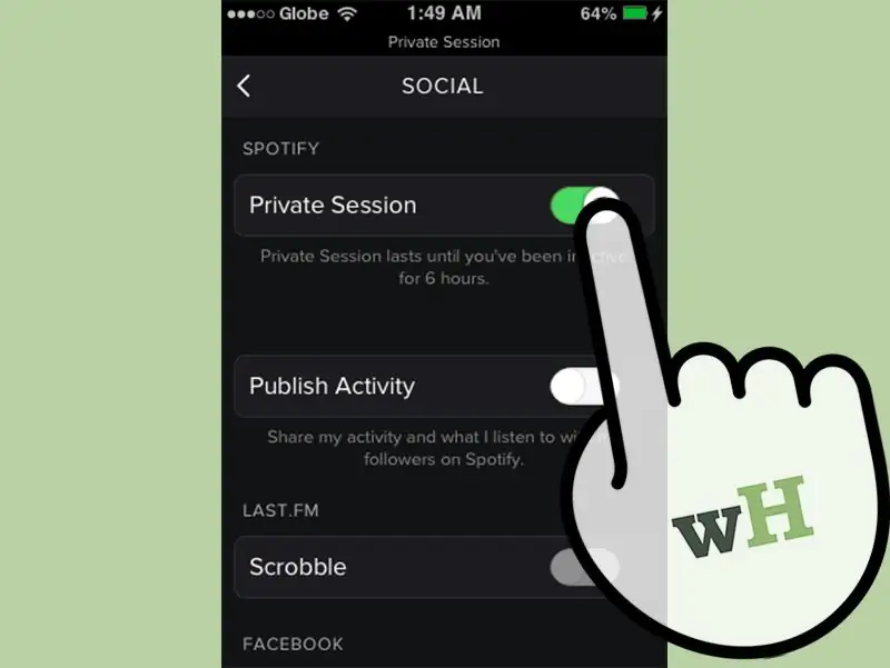 Как сделать ваши сеансы приватными на Spotify: 8 шагов
