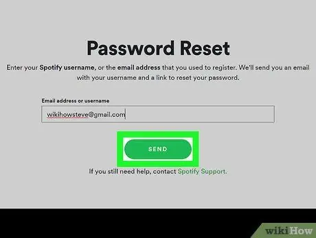 Восстановить учетную запись Spotify на ПК или Mac Шаг 4 Восстановить учетную запись Spotify на ПК или Mac Шаг 4