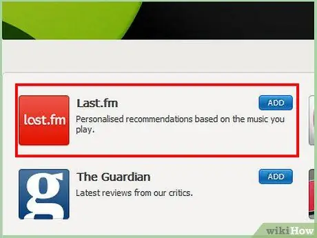 Добавить приложения Spotify Шаг 5