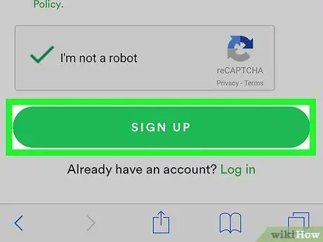 Создайте учетную запись Spotify без Facebook на iPhone или iPad Шаг 14 Создайте учетную запись Spotify без Facebook на iPhone или iPad Шаг 14
