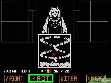 Победите Ториэль в Undertale, шаг 1 Победите Ториэль в Undertale, шаг 1