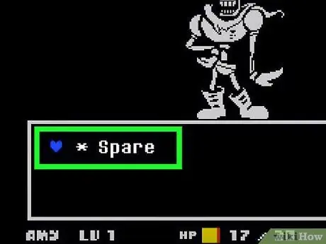 Переживите синюю атаку в Undertale (пацифистский или нейтральный путь), шаг 4 Переживите синюю атаку в Undertale (пацифистский или нейтральный путь), шаг 4