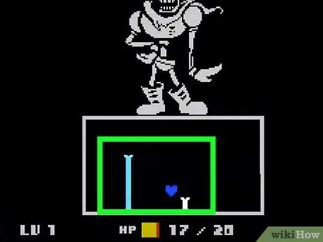 Переживите синюю атаку в Undertale (пацифистский или нейтральный путь), шаг 5 Переживите синюю атаку в Undertale (пацифистский или нейтральный путь), шаг 5