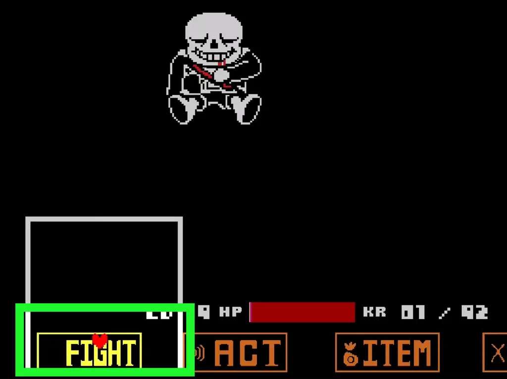 Как победить Санса в Undertale