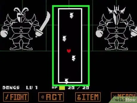 Пощадите королевскую гвардию в Undertale Step 3 Пощадите королевскую гвардию в Undertale Step 3