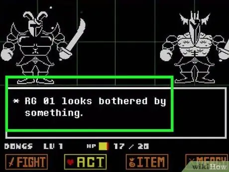 Пощадите королевскую гвардию в Undertale Step 6 Пощадите королевскую гвардию в Undertale Step 6