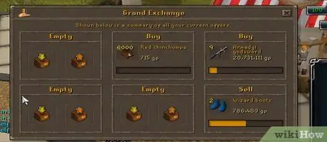 Заработайте кучу денег на Runescape, используя Grand Exchange Шаг 6 Заработайте кучу денег на Runescape, используя Grand Exchange Шаг 6
