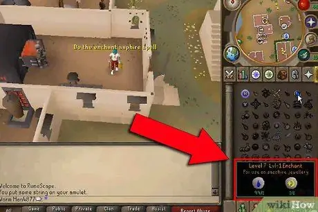 Разыграйте заклинание в RuneScape Step 7 Разыграйте заклинание в RuneScape Step 7