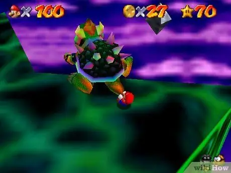 Победите третьего баузера в Super Mario 64, шаг 11