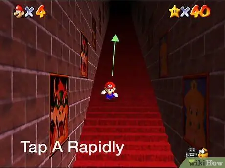 Победите третьего баузера в Super Mario 64, шаг 15