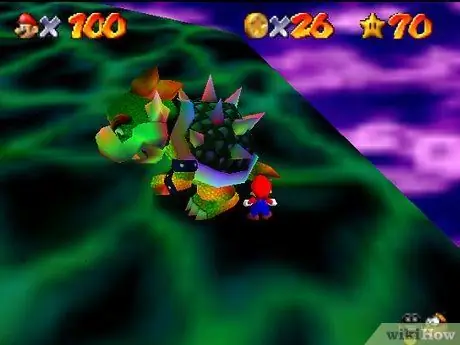 Победите третьего баузера в Super Mario 64, шаг 4