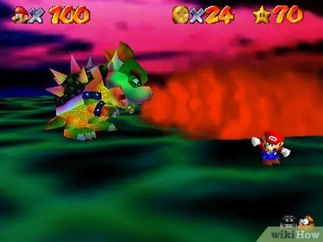 Победите третьего баузера в Super Mario 64, шаг 5