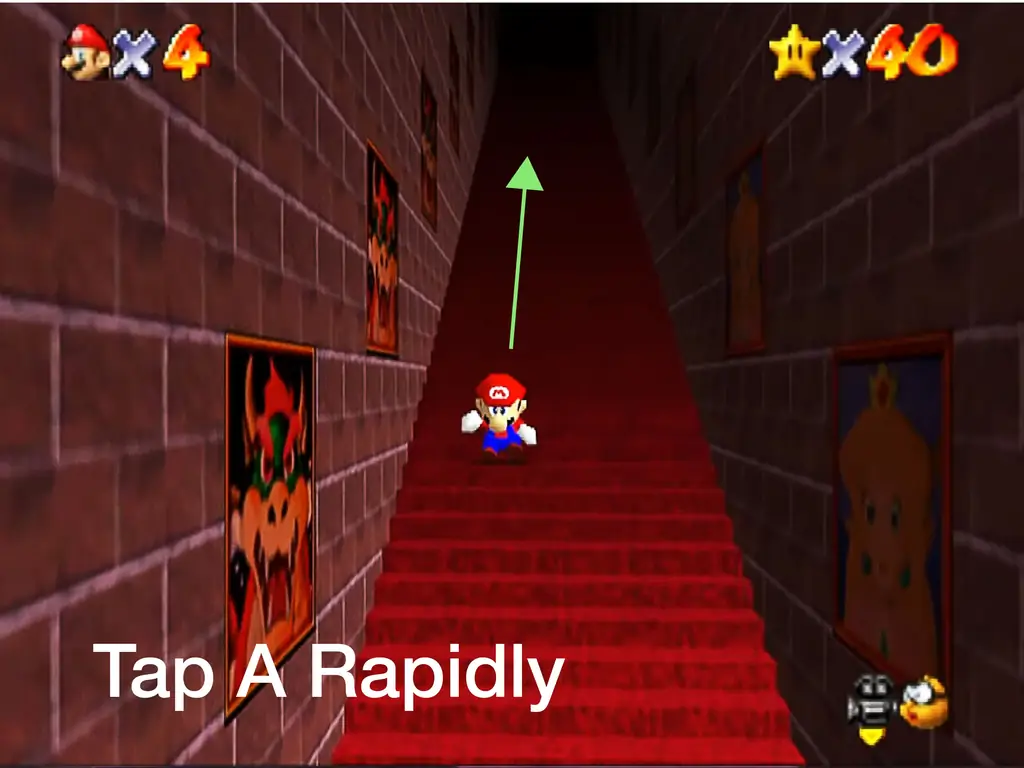 Как победить третьего баузера в Super Mario 64:15 шагов