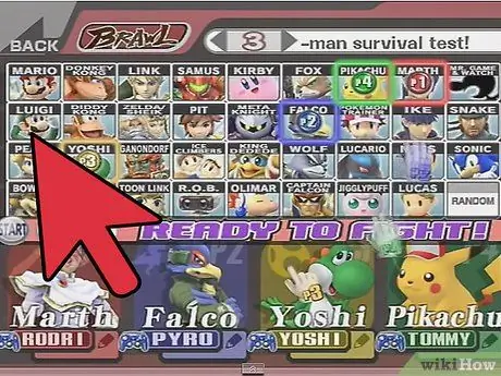 Разблокируйте Луиджи в Super Smash Bros, Шаг 3 Разблокируйте Луиджи в Super Smash Bros, Шаг 3