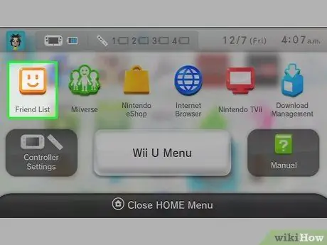 Добавить друзей на Wii U, шаг 4 Добавить друзей на Wii U, шаг 4