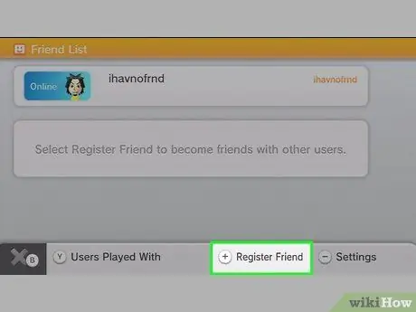 Добавить друзей на Wii U Шаг 5 Добавить друзей на Wii U Шаг 5