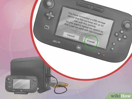 Настройте внешний жесткий диск на Wii U Шаг 5