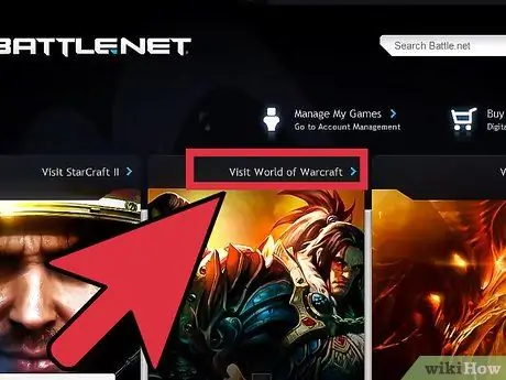 Доступ к общедоступной тестовой области в World of Warcraft, шаг 2