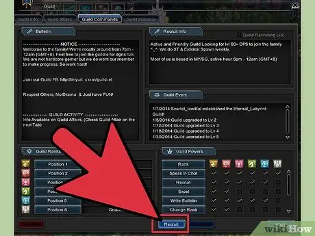 Создайте гильдию в Aura Kingdom, шаг 4