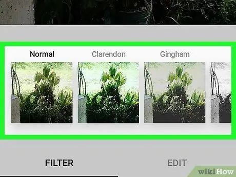 Отрегулируйте силу фильтра в Instagram на Android. Шаг 4 Отрегулируйте силу фильтра в Instagram на Android. Шаг 4