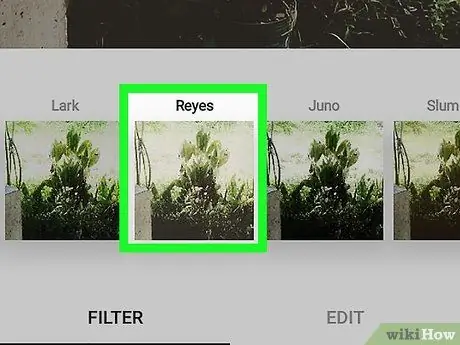 Отрегулируйте силу фильтра в Instagram на Android. Шаг 5 Отрегулируйте силу фильтра в Instagram на Android. Шаг 5