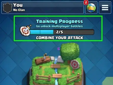 Играть в Clash Royale, шаг 2 Играть в Clash Royale, шаг 2