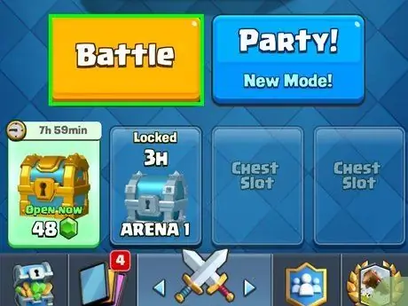 Играть в Clash Royale, шаг 4 Играть в Clash Royale, шаг 4