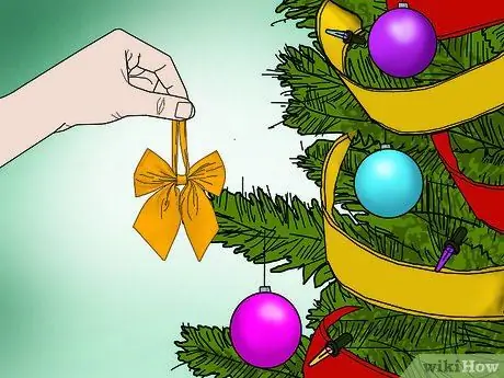 Украшаем елку лентой Шаг 16 Украшаем елку лентой Шаг 16